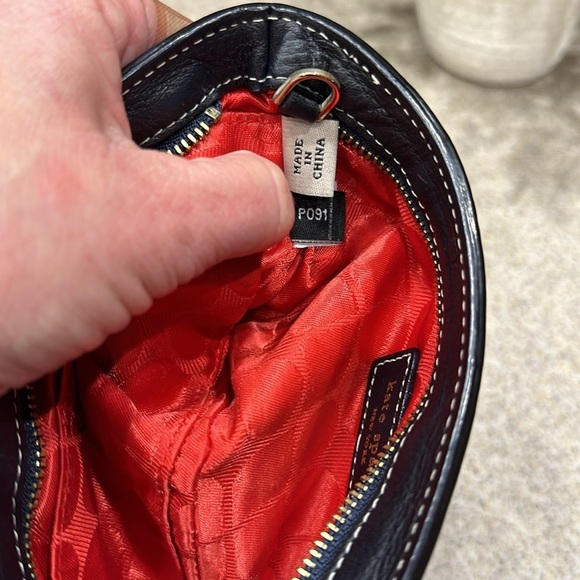 Kate Spade Chrissy Wristlet Red/White and blue w/ bow (no strap) - Picture 8 of 13